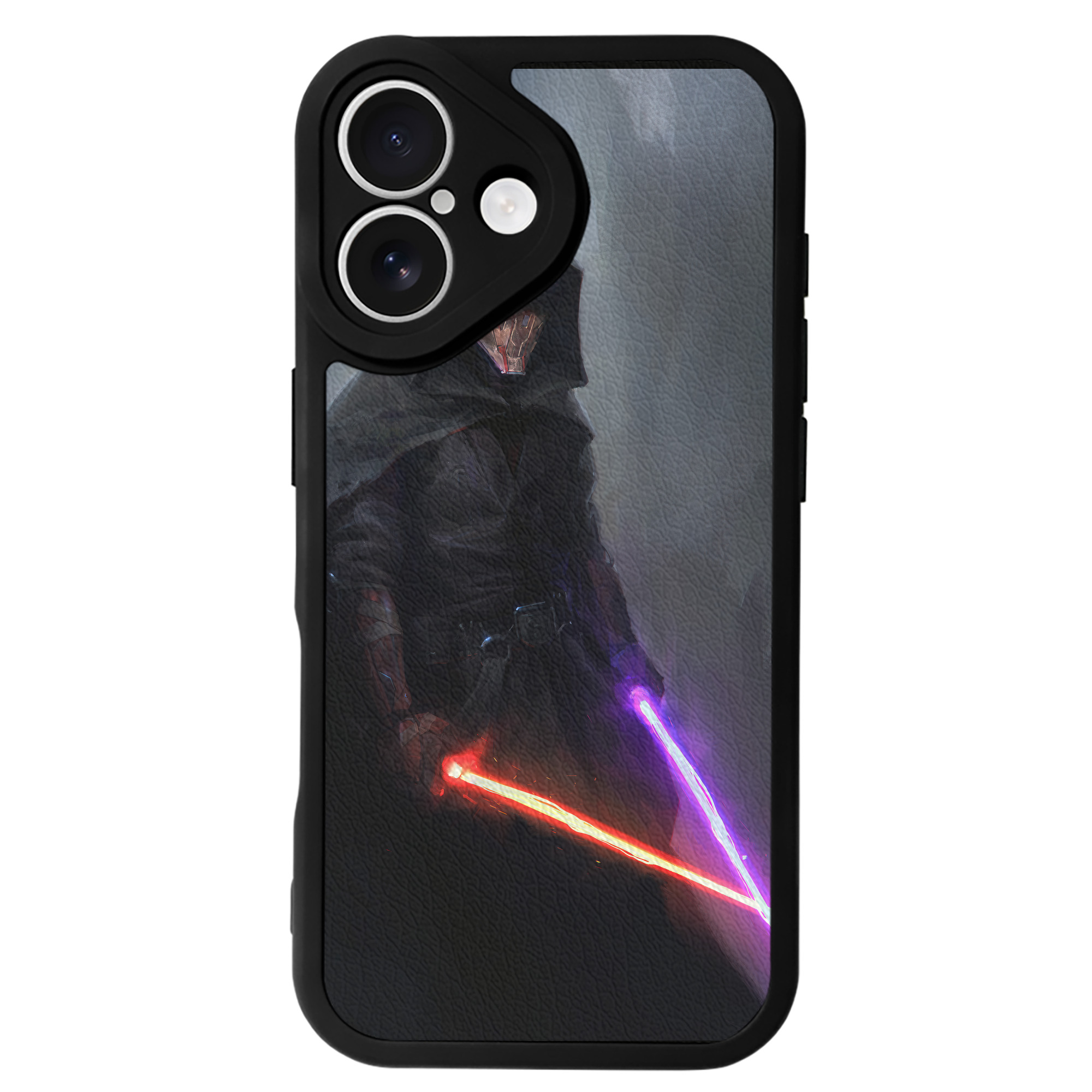 （画像用） スター・ウォーズ Star Wars 【iPhone 16シリーズ対応】シリコンスマホケース（レザー調） 材質：シリコン